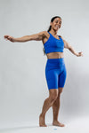 Women's SOHO Fitness Shorts 8" (Neo Blue)