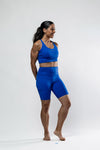 Women's SOHO Fitness Shorts 8" (Neo Blue)