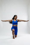 Women's SOHO Fitness Shorts 8" (Neo Blue)