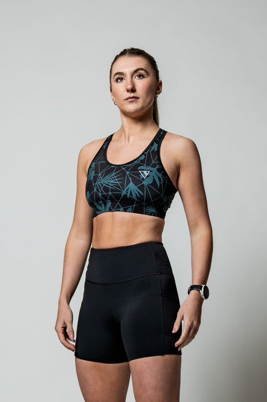 Women's Sports Bra (Canopy Black)