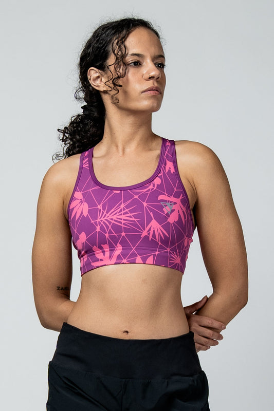 Women's Sports Bra (Canopy Magenta)