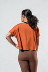 Women's Terra Drift Crop (Sunfire Clay)