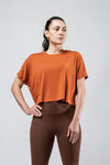 Women's Terra Drift Crop (Sunfire Clay)