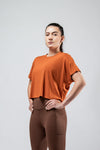 Women's Terra Drift Crop (Sunfire Clay)