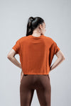 Women's Terra Drift Crop (Sunfire Clay)