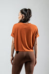 Women's Terra Drift Crop (Sunfire Clay)