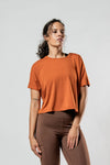 Women's Terra Drift Crop (Sunfire Clay)