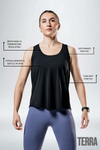 Women's Terra Halo Tank (Black)