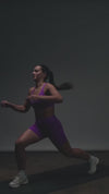 Women's SOHO Cross Back Sports Bra (Purple Muse)
