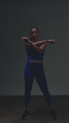 Women's SOHO  3/4 Leggings (Neo Blue)